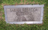 Grave Stone Sarah Rogers