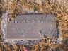 Grave Stone Randolph Beecher White