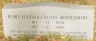 Grave Stone Eugenia Pearl Collins