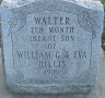 Grave Stone Walter Hillis